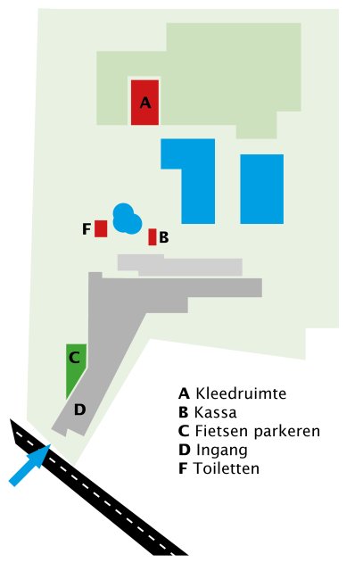 Plattegrond van de Sawn Doarpen